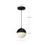 Luminaire suspendu sphère 1 lumière Monae-99987414-99491376