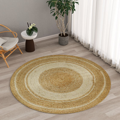 Kayleigh Hand-Braided Jute Area Rug