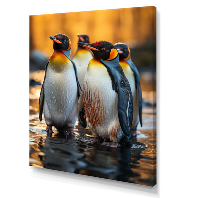 " Playful Snow Wonders Penguins II "