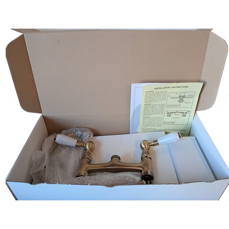 Tevere Cranked Leg Bridge Tap, Bronze