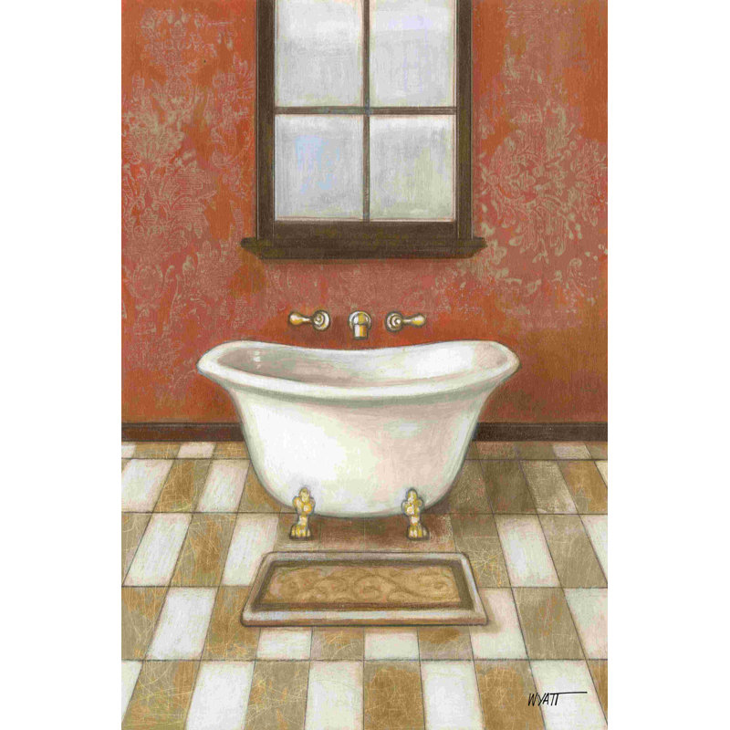 Impression sur toile tendue «Upscale Bath I» par Norman Wyatt Jr., H 36 po x l 24 po
