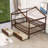 Heulwen Two Drawers Wooden House Bed-1726847287-1726847284
