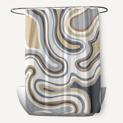 Rideau de douche simple Whitbeck