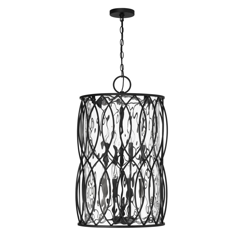 Snowden 8-Light Pendant in Matte Black, Matte Black