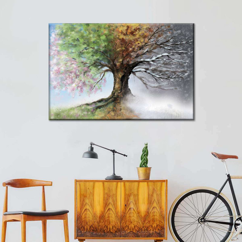 «Four Seasons», reproduction sur toile, H 8 po x l 12 po x P 1 po