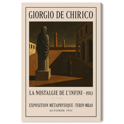 «Nostalgia of the Infinite», affiche d'art rétro sur toile par Art Remedy