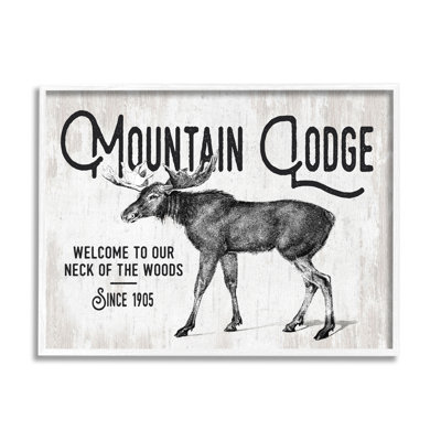 Rustic Mountain Lodge rétro