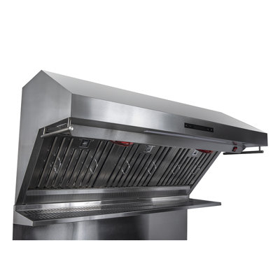 Savona 48-inch Wall Mount Range Hood in Stainless Steel, 1200 CFM Double Motors Top Exhaust Vent -  Forno, FRHWM5029-48