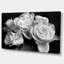 «Bunch of Roses Black and White», reproduction d'art sur toile florale-35125836-35125841
