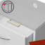 2X Bedside Table With 3 Drawers-1349885338