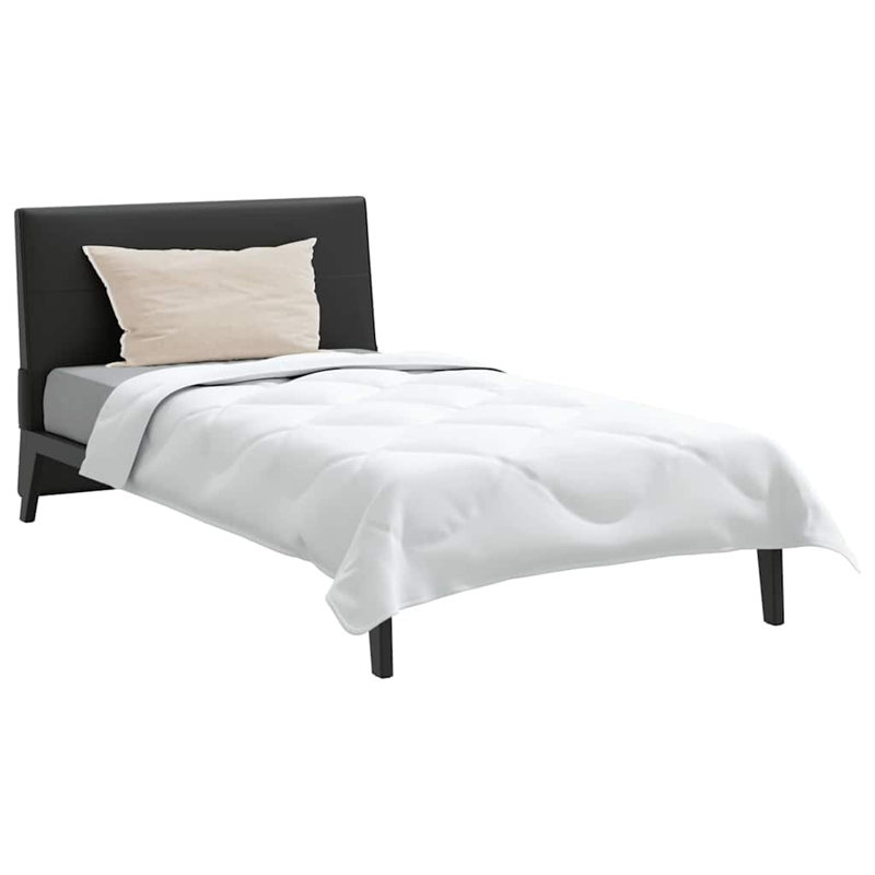 All-Season Duvet With Pillow White Microfibre, 135 x 200 cm Duvet Cover + 1 Accent Pillow