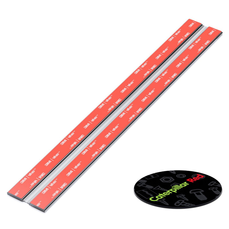 300mm Acrylic Flexible Hinges - No Glue Required Low Profile Plexiglass, Transparent, Continuous Acrylic Piano Hinges