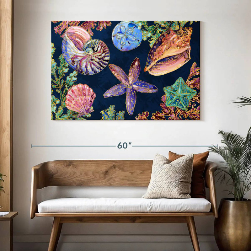 Aletra Spectrum Shells Horizontal, 32" H x 48" W