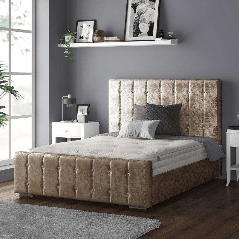 Millican Upholstered Bed, Small Double (4'), Truffle