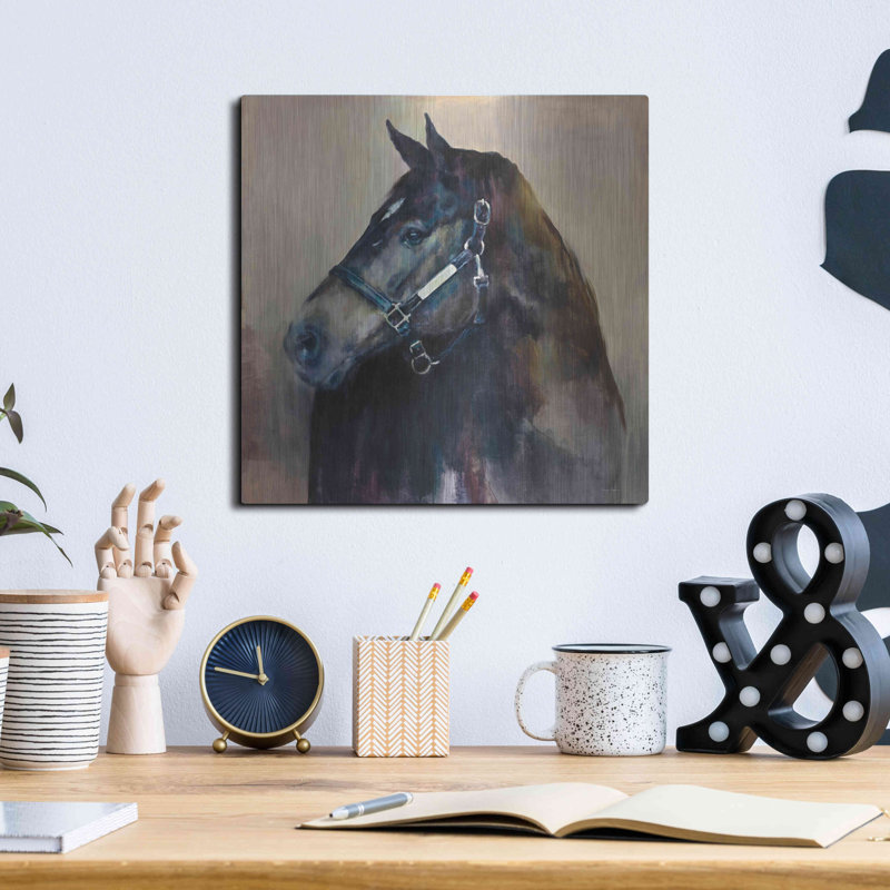 "Ritzy Light" par Marilyn Hageman sur métal, H 12 po x l 12 po
