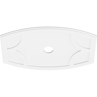 24"W x 16"H x 4"ID x 13"C x 1"P Kailey Architectural Grade PVC Contemporary Ceiling Medallion