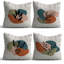 Ensemble de housse de coussin lavable et repassable 4 pièces