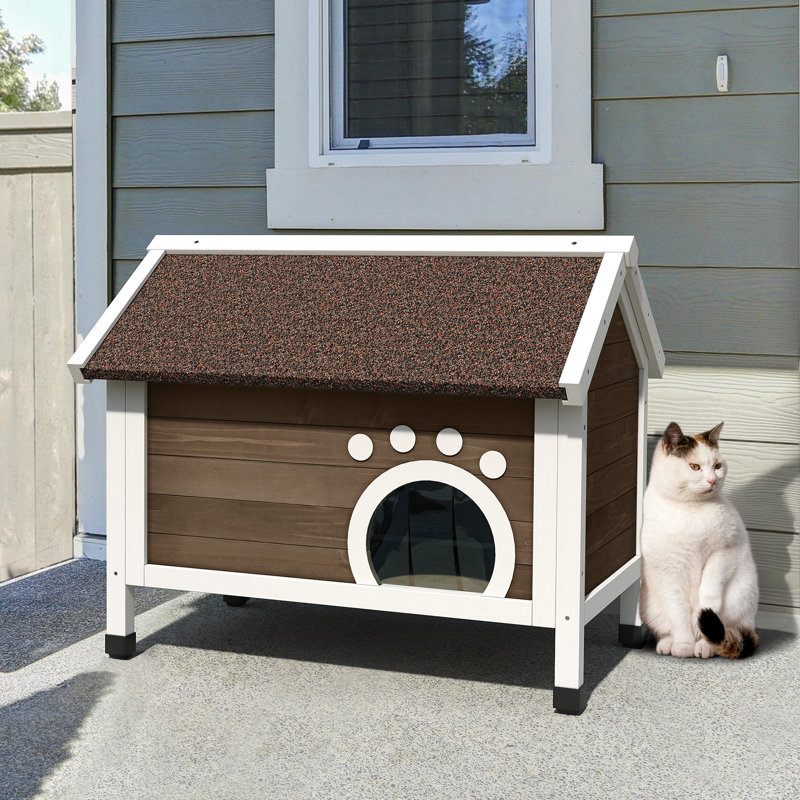 Maison d'extérieur pour chat avec porte de secours Tucker Murphy Pet ™