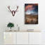 King Penguins & Mountains In Abstract - Wrapped Canvas-55308125