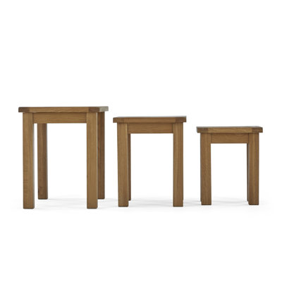 Burcombe Oak Nesting Tables