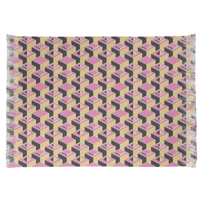 Tapis jaune/rose skyscrapers