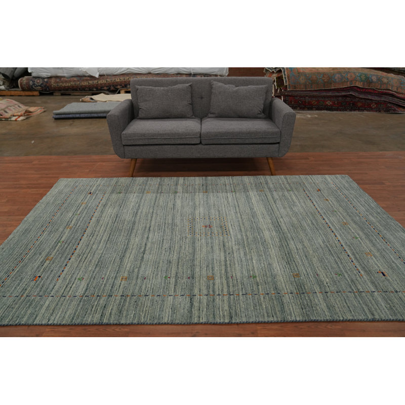 Little Animals Gabbeh Style Handmade Area Rug 6x9
