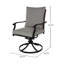 Swivel Patio Dining Armchair with Cushion