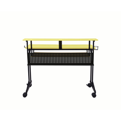 Suitor Yellow & Black Finish Music Recording Studio Desk (Not Including Office Chair)