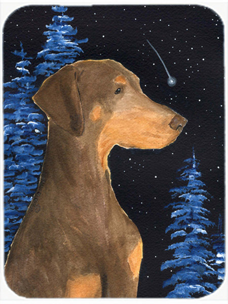 Red Barrel Studio® Bernadeta Doberman Glass Cutting Board