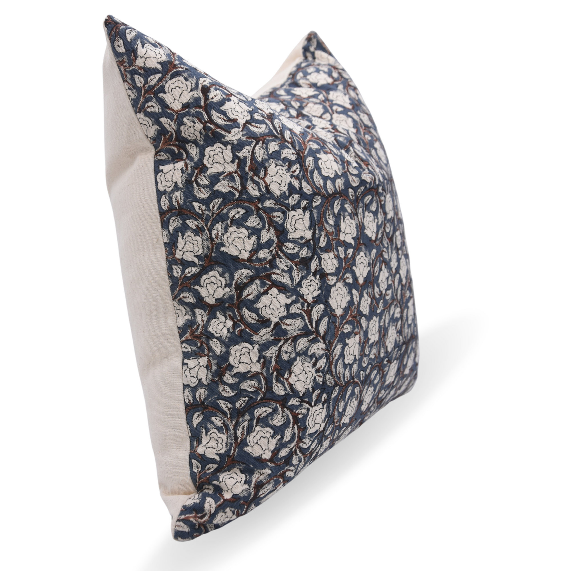 Lerah Floral Cotton Pillow Cover, 36" x 14"