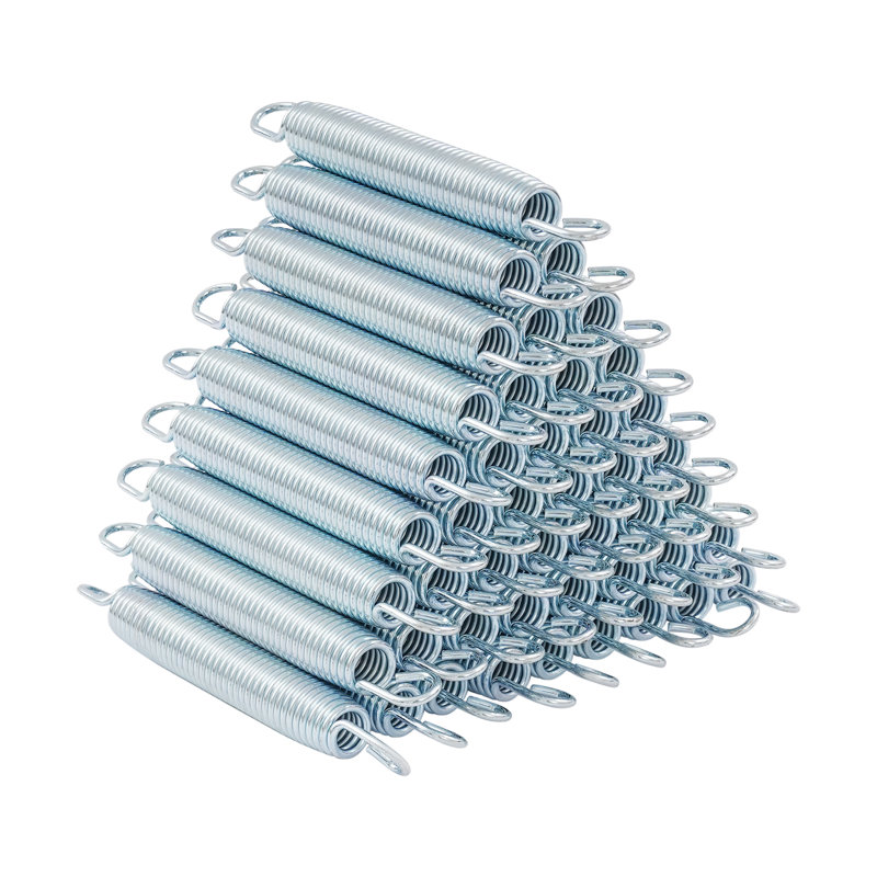 48PCS 18Cm Trampoline Springs With Spring Tool, 1.1" H x 7.08" W x 1.1" D 