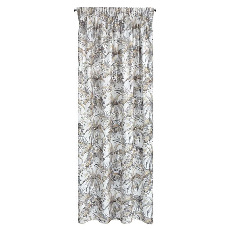 Sandersen Blackout Curtains Single Panel, White