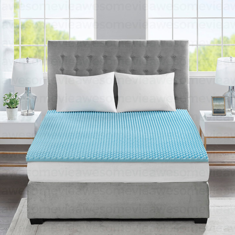 Surmatelas réversible hypoallergénique toutes saisons 1,5 po, Complète