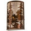 Tall Pines Steel Flush Mounted Sconce-98202154