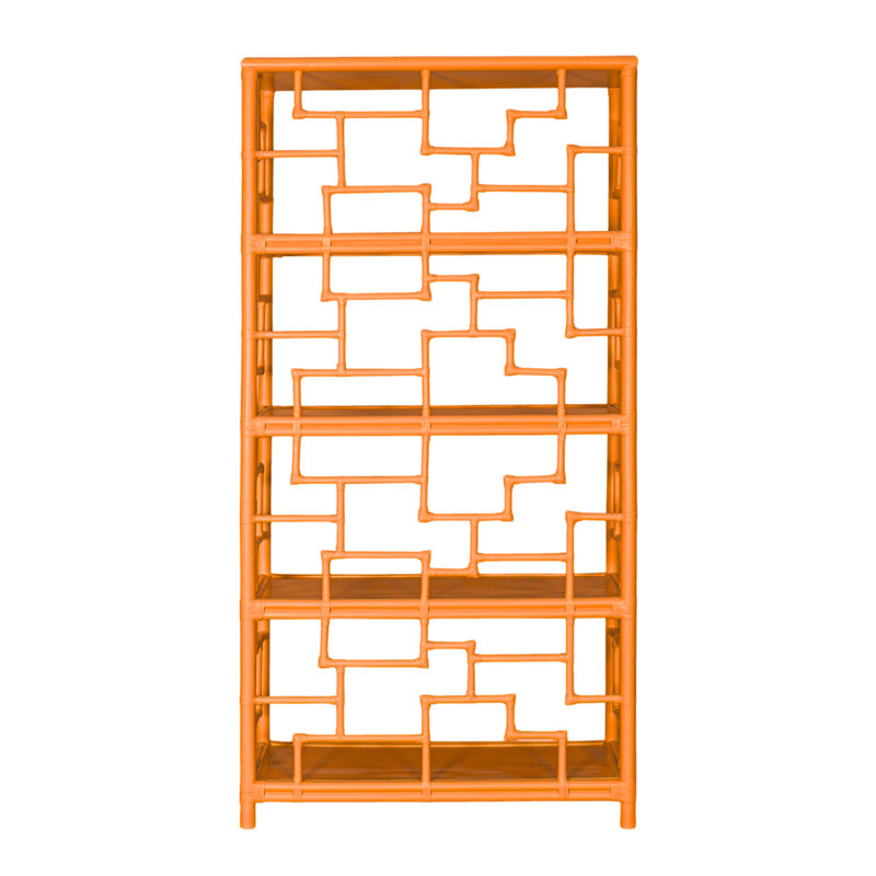 Tibet Bookcase, Citrus Orange