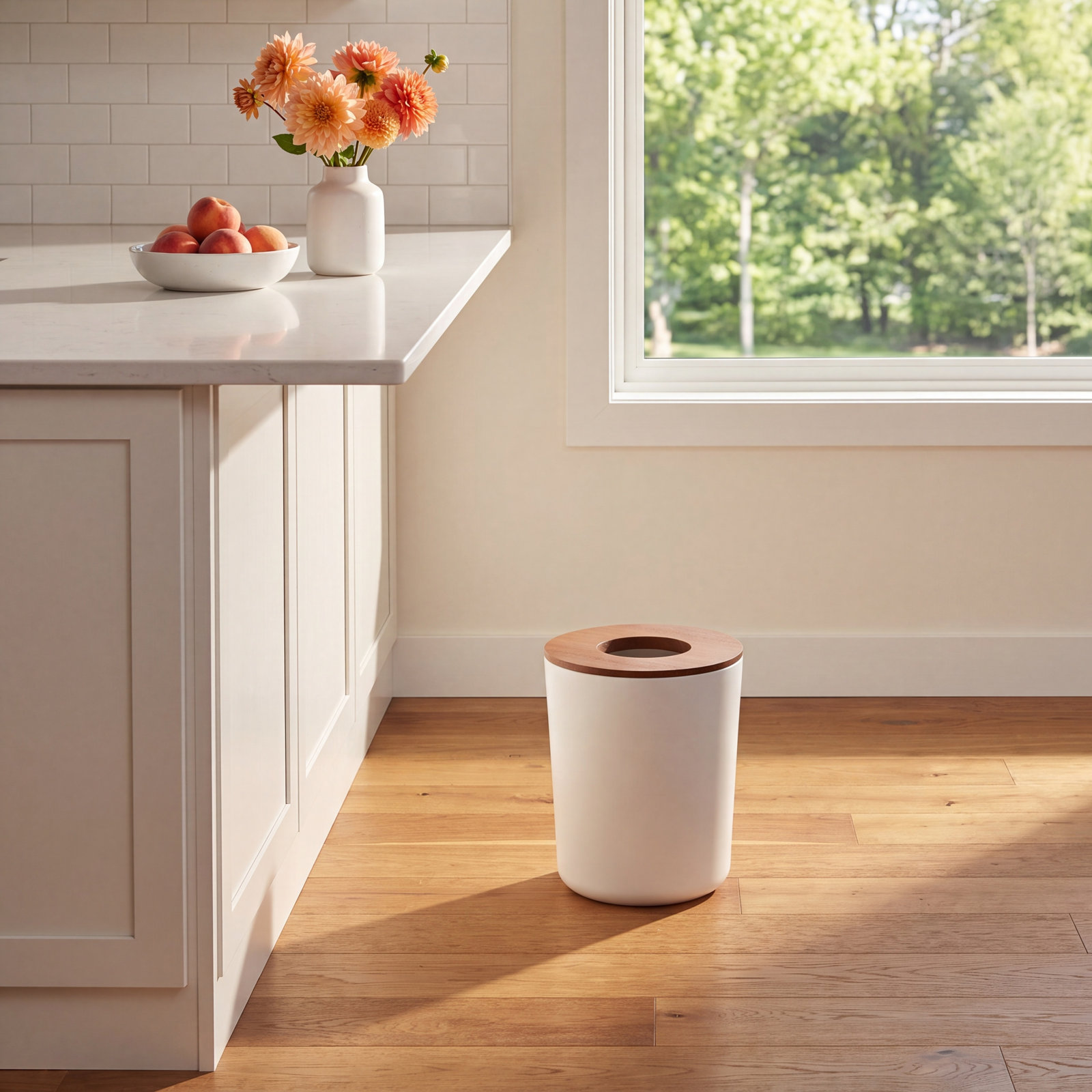 iDesign Eco Vanity Steel Waste Basket