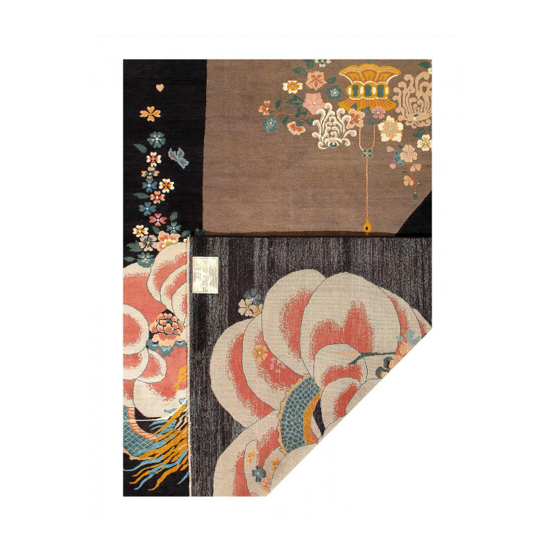 Fine Hand knotted Chinese Art Deco design 7'11'' X 9'6''