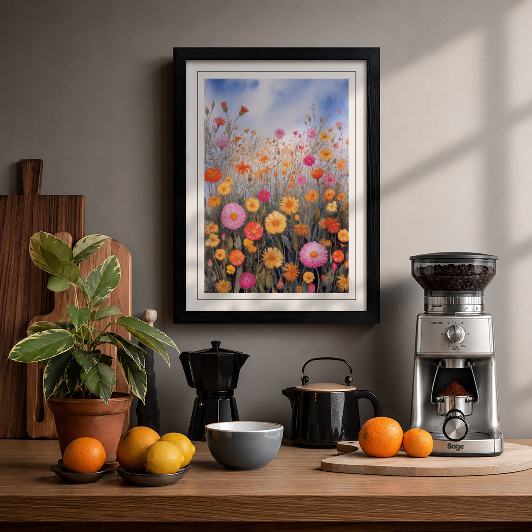 Wildflower Meadow Botanical - Framed Print