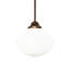 12" Wide Revival Schoolhouse Traditional Globe Pendant