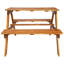 Boston Kids Solid Wood Rectangular Outdoor Table Or Chair and Chair Set