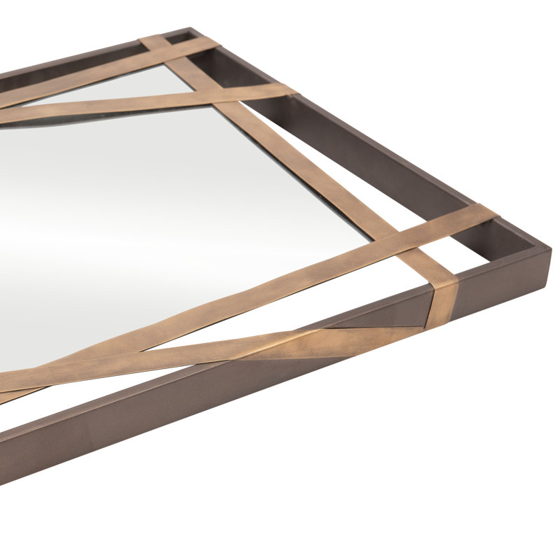 Mirror Antique Gold & Black