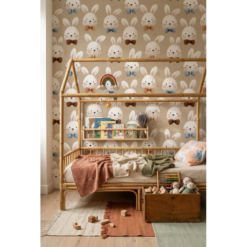 Mignon lapin mignon, Textured Non-Pasted