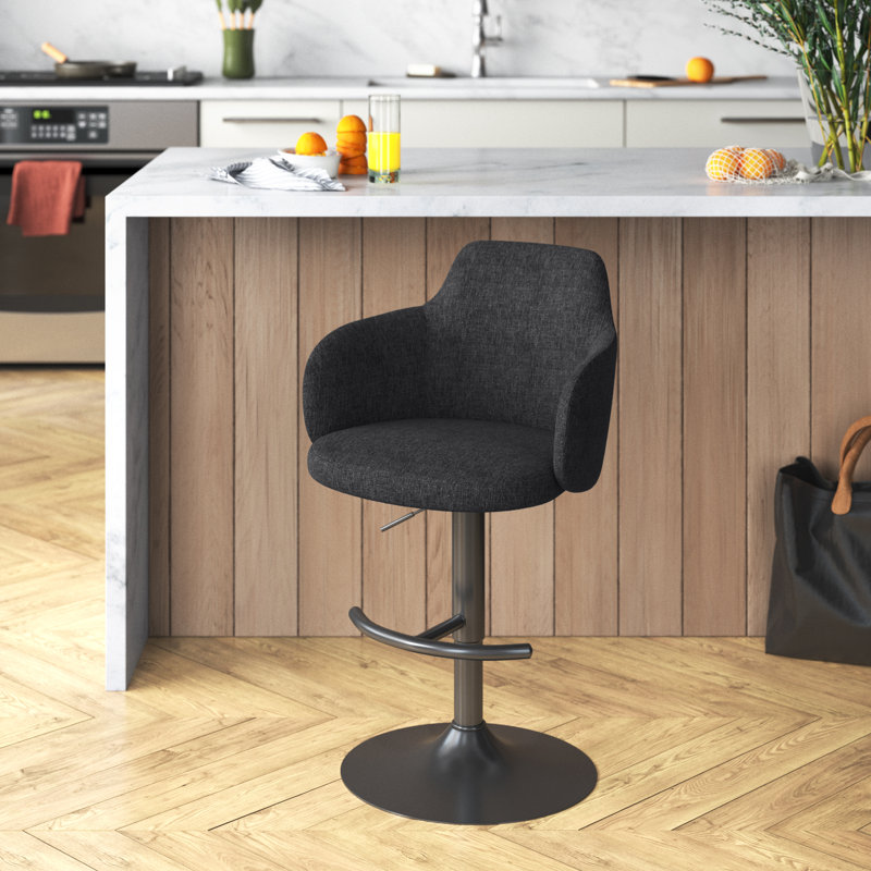 Tabouret de bar Shofner, Gris foncé