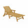 Hagy Outdoor Chaise Lounge with Table