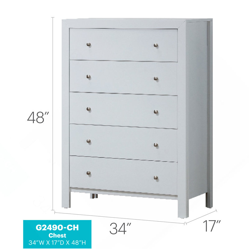 Commode Burlington G2490-CH, blanche, Blanc