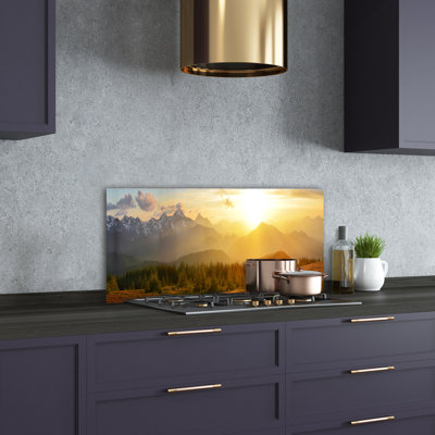50cm W x 100cm L Glass Peel and Stick Panel
