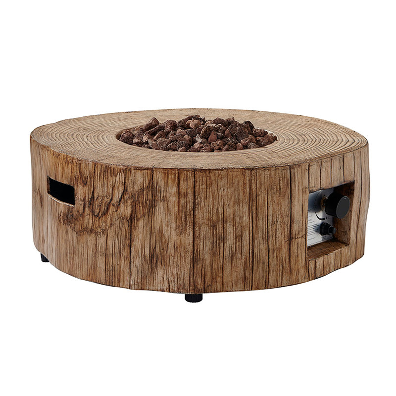 Toygar Round Concrete Smokeless Fire Pit
