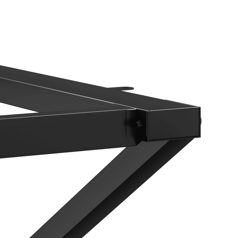 Ronks Dining Table Legs X-Frame Steel, 73cm H x 80cm W x 40cm D