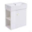 Meuble-lavabo flottant moderne de 21,6 po avec lavabo en céramique - parfait pour les petites salles de bain, rangement à gauche-2055323086