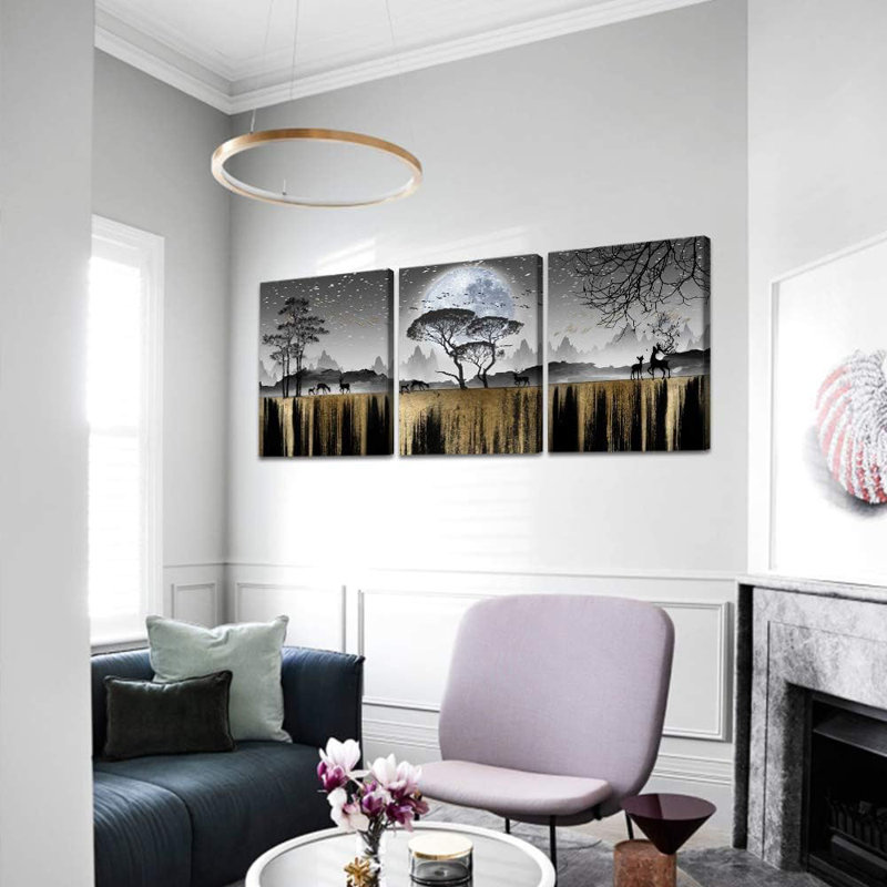3 Piece Wrapped Canvas Print